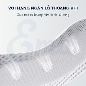 Nẹp cổ mềm chống cổ rùa EMA, đệm đỡ chống mỏi cổ vai gáy, định hình, ngừa thoái hóa đốt sống cổ