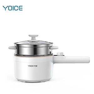 Nồi lẩu điện mini YOICE đa năng công suất 500W, 2 lớp chống bỏng bảo vệ đôi tay của bạn - YDZG1002 - HÀNG CHÍNH HÃNG