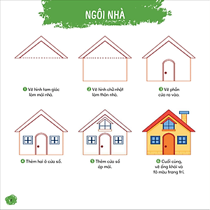 Sách Vẽ Tất Tật Từ Những Hình Cơ Bản - Nhà Cửa Và Đồ Đạc
