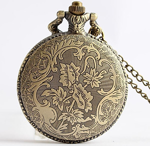 Đồng Hồ Pin Bỏ Túi Cổ Điển Retro Năm Tuổi 12 Con Giáp Tuổi Dân Hổ Tặng Kèm 2 Pin