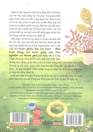 Sách Cuộc Phiêu Lưu Với Nước - 100 Hoạt Động Với Nước Giúp Con Trải Nghiệm Và Khám Phá