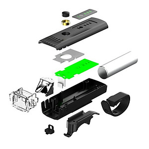 Đèn xe đạp siêu sáng cảm biến thông minh, chống nước Rhino L101 tự động điều chỉnh độ sáng theo môi trường, pin sạc, 4 chế độ sáng, pin từ 4-8 tiếng