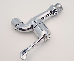 Vòi hồ nhựa ABS mạ Chrome Eurolife EL-HN03 (Trắng bạc)