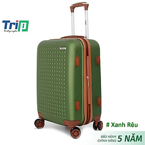 TẶNG TÚI ĐỰNG GIÀY + THẺ TAG - Vali kéo TRIP P803A có dây kéo mở rộng size 20inch nhựa PC - Bảo hành 5 năm - Hàng chính hãng