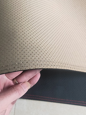 Thảm Taplo Hyundai Accent 2017-2023 loại da dày cao cấp 3 lớp chống trượt Da Carbon đen