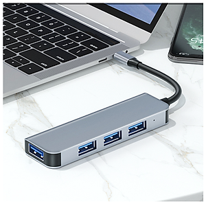 Hub Chuyển Đổi Type C Chính Hãng 4 in 1/5 in 1/ 6 in 1/ 7 in 1 và 8 in 1 | Vỏ Nhôm Cao Cấp | Truyền Tải Nhanh Chóng | Đa Dạng Kết Nối - Hàng Nhập Khẩu