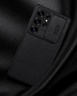 Bao Da Chính Hãng Nillkin Qin Dành Cho Samsung Galaxy S25 Ultra Cao Cấp, Có Ngăn Chứa Thẻ - Hàng chính hãng
