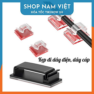 Kẹp Dán Tường Đi Dây Điện, Dây Cáp Gọn Gàng Loại Cao Cấp