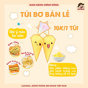 Túi Bơ Bán Lẻ Không Kèm Bánh Tráng - Abi Snack Bánh Tráng Abi