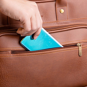 Cặp công sở Trita ( Thời trang nam đựng vừa laptop 13.3 inch - Cặp da TCA5 )