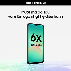 Điện thoại Samsung Galaxy A26 5G (8/128GB), Mặt lưng kính, AI-Circle to Search, Camera HDR chụp đêm sáng rõ - Hàng chính hãng