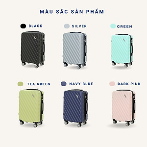 Vali Du Lịch LUG SATACO S20/S24/S28 MD24185 Nhựa ABS Hạn Chế Trầy Xước, Khóa Số Bảo Mật An Toàn