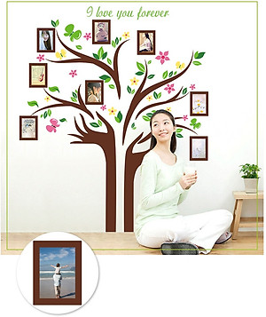 Decal dán tường treo ảnh 14 Amyshop (172 x145 cm)