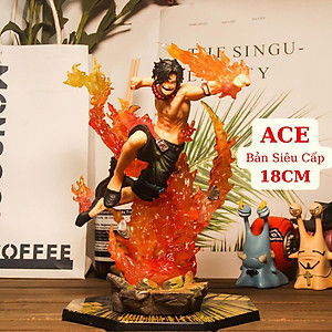 Mô Hình ACE Bản Siêu Cấp 18CM Mô hình One Piece Cao Cấp, Figure Mô Hình Anmie One Piece Luffy Vua Hải Tặc