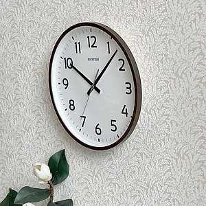 Đồng hồ Rhythm CMG619NR06- Kt 30.5 x 3.5cm, 630g, Vỏ nhựa. Dùng Pin.