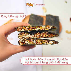 [COMBO 2 HỘP/4HỘP] Rong biển kẹp hạt dinh dưỡng Mailey - hỗ trợ ăn kiêng giảm cân, bánh ngũ cốc dinh dưỡng