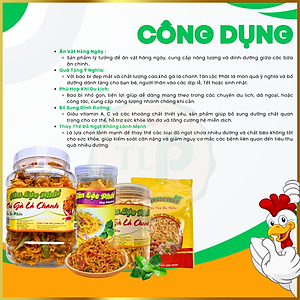 KHÔ GÀ LÁ CHANH COMBO 1KG - MỖI HŨ 500G