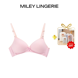 Áo Ngực Nữ Cotton Không Gọng Miley Lingerie - Màu Hồng BRW12015