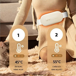 [MẪU MỚI 2025] Máy Massage Giảm Đau Bụng Kinh  LS01 - Hỗ Trợ Chống Lão Hoá Da Sau Sinh.