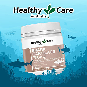 Sụn vi cá mập Healthy Care Shark Cartilage Tăng cường sức khỏe xương khớp, Tăng chức năng vận động - QuaTangMe Extaste