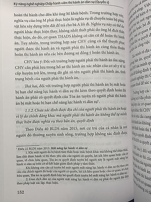 Kỹ năng nghề nghiệp Chấp hành viên thi hành án dân sự (Quyển 1)