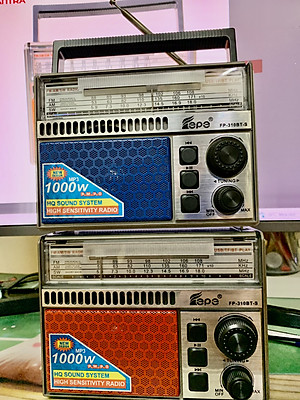 Đài radio 310BT Chất Lượng Tốt Am/Fm/Sw Đa Chức Năng Radio Với USB/Khe Cắm SD -kết nôi Bluetooth -tích hợp pin sạc-Hàng Chính Hãng