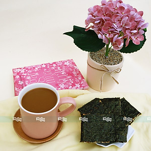 Rong biển kẹp hạt dinh dưỡng Mailey Túi 250g - hỗ trợ ăn kiêng giảm cân, bánh ngũ cốc dinh dưỡng