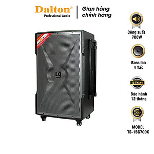 Loa kéo hát Karaoke cao cấp chính hãng Dalton TS-15G700X (700W, Bass 40cm)