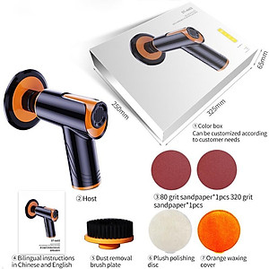 Máy Đánh Bóng Xe Hơi Xiaomi 3500rpm 220V / 110V 600W