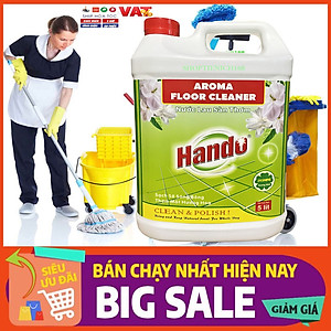 Nước thơm lau sàn Hando 5L Hương Hồng