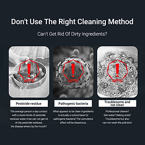 Xiaomi Thiết Bị Làm Sạch Trái Cây Và Rau Củ Quả hormone Giảm Vi Khuẩn Cho Nhà Bếp Hàng nhập khẩu