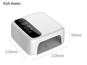 Máy hơ gel sơn móng tay Loại Sạc pin được AM602 - Máy hơ làm khô nail