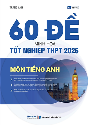 Sách - Bộ Đề Minh Họa Tốt Nghiệp THPT 2026 Các Môn (Combo/ Lẻ) - Moon
