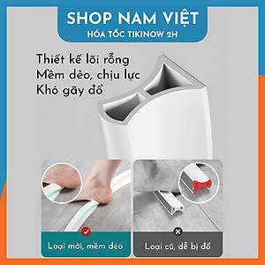 Thanh Dán Silicon Chặn Nước Tràn Cho Phòng Tắm, Nhà Vệ Sinh