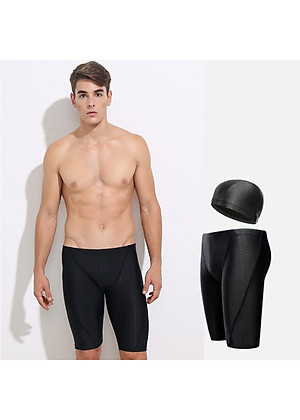 Quần Bơi Lửng Cho Nam Với Thiết Kế Vảy Cá Mập Yesure Chống Thấm Nước , Nhanh Khô Tặng Kèm Nón Bơi Vải chống nước, có thể dùng cho vận động viên chuyên nghiệp hoặc người có sở thích đi bơi