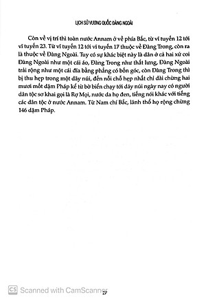 Sách Lịch Sử Vương Quốc Đàng Ngoài (Bìa Mềm)(Tái Bản 2020)