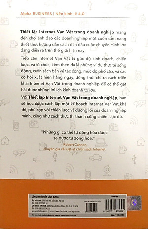 Sách Thiết Lập Internet Vạn Vật Trong Doanh Nghiệp