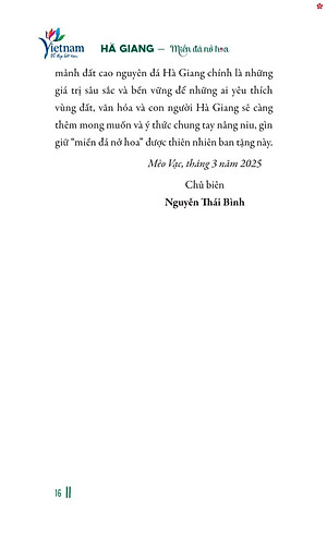 Hà Giang miền đá nở hoa - bản in 2025