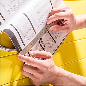 Thước Kẻ Thép Deli Các Kích Thước 15/20/30/50cmTiện Lợi - Chất Liệu Chống Mòn Gỉ - DL8015