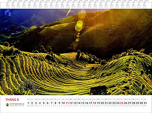 Lịch bàn Phong Cảnh Vùng Cao 2024 Cơm Có Thịt - Quỹ Trò Nghèo Vùng Cao