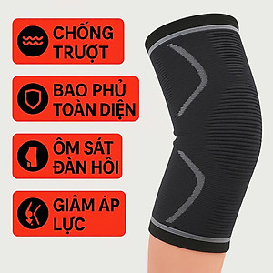 1 ĐÔI Băng Khớp Gối Băng Trợ Lực Và Cố Định Đầu Gối, Hỗ Trợ Khớp Gối Trong Thể Thao Và Chấn Thương Vùng Gối Free size