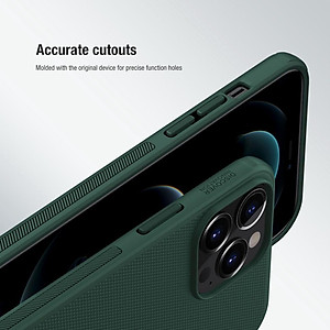 Ốp lưng Nillkin Super Frosted Shield Pro cho iPhone 13 Pro Max / 13 Pro / 13  mỏng chống dấu vân tay và sốc - Hàng Chính Hãng