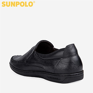 Giày Lười Nam Da Bò SUNPOLO SU4016 (Đen, Nâu)