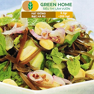 Hạt Giống Bạc Hà Âu Greenhome, Gói 0,1gr, Húng Lũi Dễ Trồng Quanh Năm, Nảy Mầm Cao, Thu Hoạch Nhanh, Năng Suất Cao G02