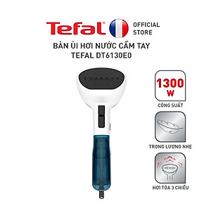 Bàn ủi cầm tay Tefal DT6130E0 - Công suất 1300W - Phun hơi 20g/phút - Chức năng chống cặn - Hàng chính hãng