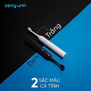 Bộ 3 Đầu Thay Thế Cho Bàn Chải Điện Sonic GO - Đen/Trắng - ZenyumSonicGO