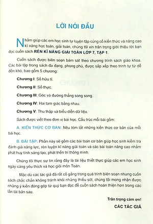 Rèn Kĩ Năng Giải Toán Lớp 7 - Tập 1