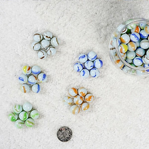 Bộ 120 bi viên trang trí đủ màu