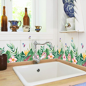 Decal giấy dán tường Hoa Văn Trang Trí SK7193