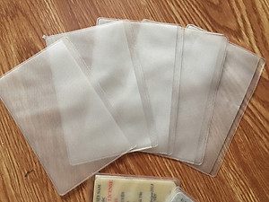 Combo 5 Túi Ví Đựng Bảo Vệ Chống Xước Thẻ ATM, Card Visit, CMND, Driver License Bằng Lái Xe Trong Suốt - Loại 1 Chính Hãng MINIIN